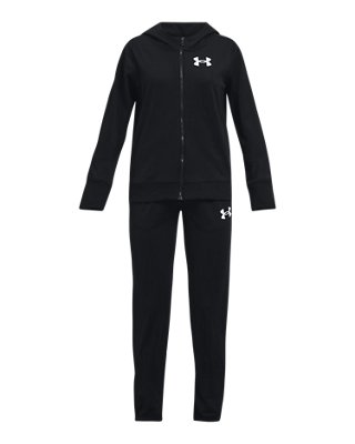 Conjunto Deportivo con Capucha UA para Ni&ntilde;a, Black, pdpMainDesktop image number 0