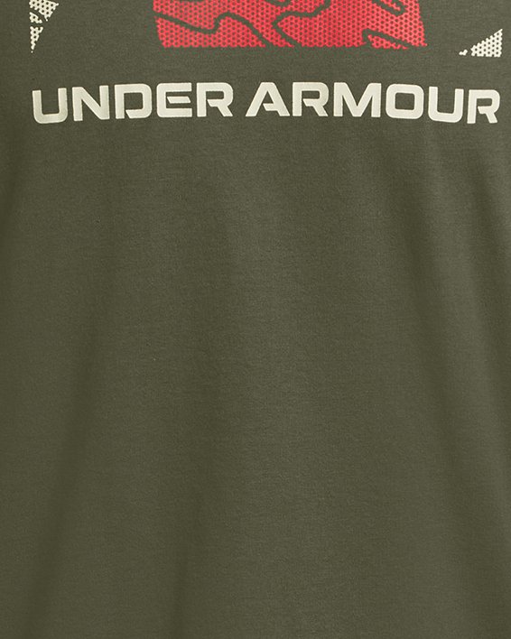 Men's UA Tilt Logo Short Sleeve in Green image number 2