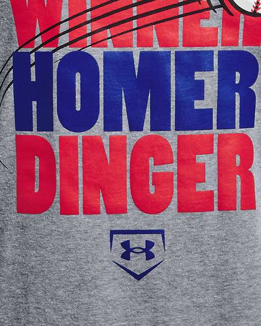 Boys' UA Home Dinger Short Sleeve