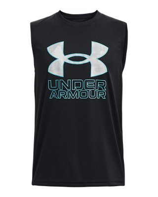 男童UA Tech&trade; Hybrid Print Fill背心 image number 0