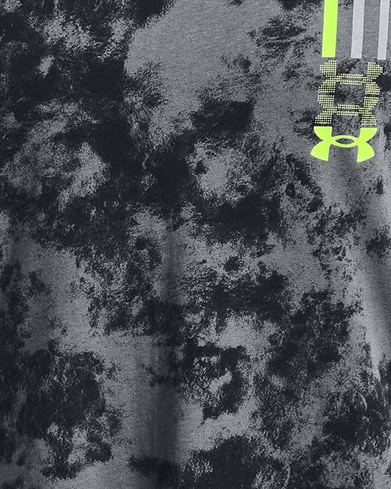 T-shirts Under Armour Run Anywhere Short Sleeve T-Shirt Pitch Gray/ Lime  Surge/ Reflective