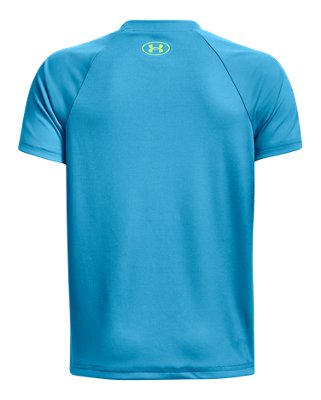 Playera Manga Corta UA Velocity Split Logo para Ni&ntilde;o, Blue, pdpMainDesktop image number 1