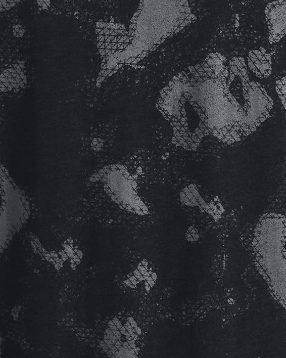 Men's Project Rock HWIR Printed Short Sleeve in Black image number 5