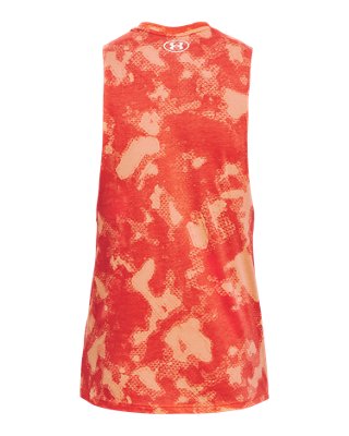 Player sin mangas estampada Project Rock Brahma para hombre, Orange, pdpMainDesktop image number 5