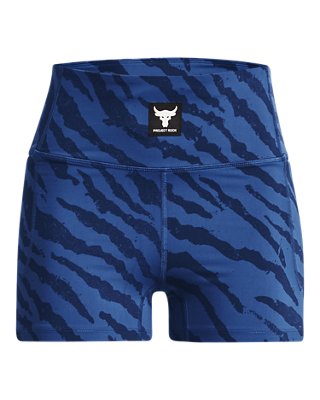 Women's Project Rock Meridian Training Ground Printed Shorts image number 4