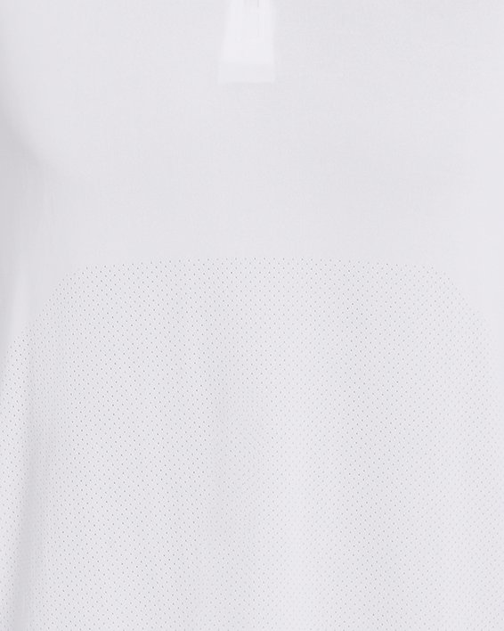 Men's UA Seamless Stride ¼ Zip, White, pdpMainDesktop image number 4