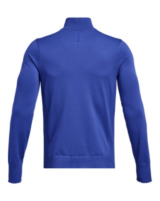 Playera UA IntelliKnit Run &frac12; Zip para hombre, Blue, pdpMainDesktop image number 7