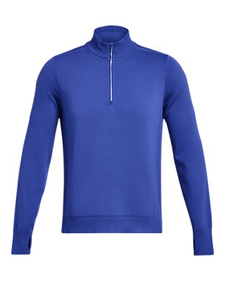 Playera UA IntelliKnit Run &frac12; Zip para hombre, Blue, pdpMainDesktop image number 6
