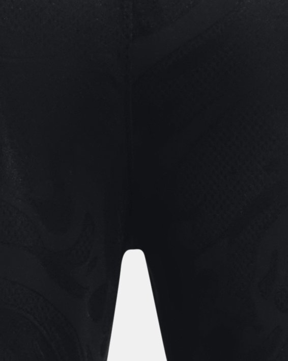 男士UA Heatwave Hoops短褲 in Black image number 5