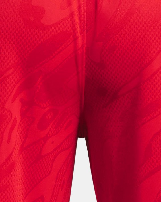 Men's UA Heatwave Hoops Shorts in Red image number 5