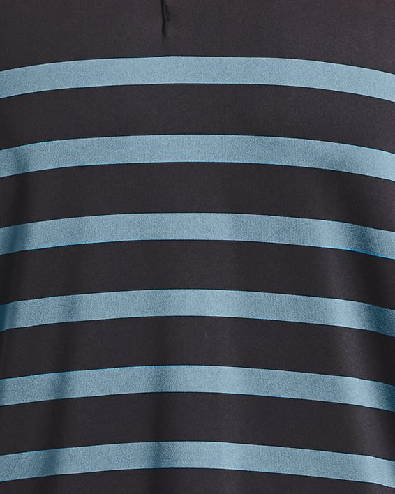 Polo UA Playoff 3.0 Stripe para hombre, Black, pdpMainDesktop image number 4