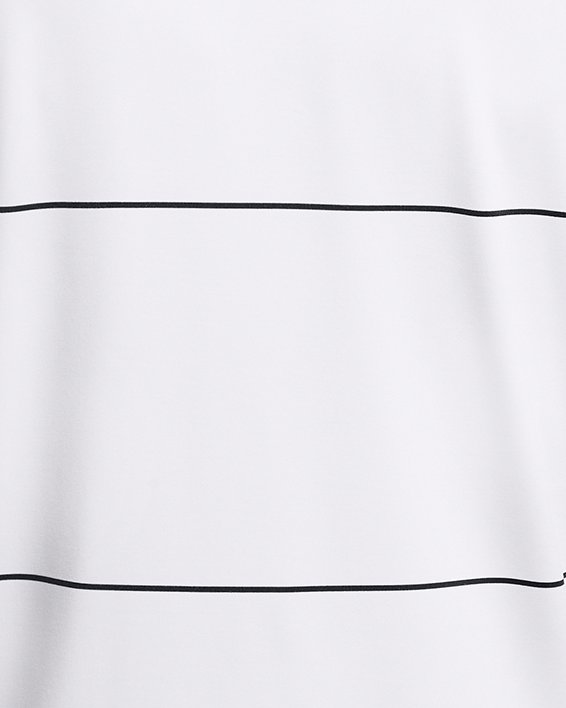 เสื้อโปโล UA Playoff 3.0 Stripe สำหรับผู้ชาย in White image number 3