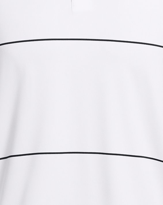 เสื้อโปโล UA Playoff 3.0 Stripe สำหรับผู้ชาย in White image number 2