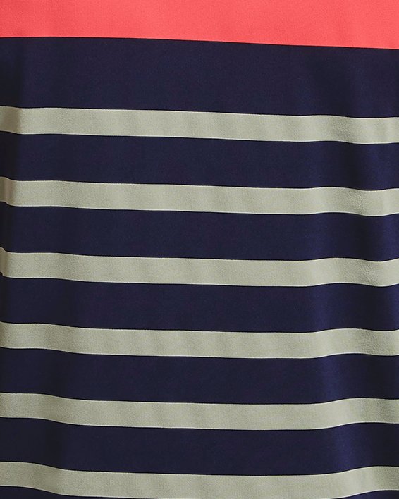 男士UA Playoff 3.0 Stripe Polo衫 in Blue image number 5
