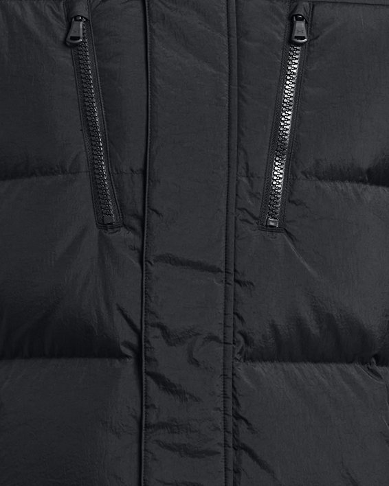 Men's ColdGear® Infrared Down Crinkle Jacket, Black, pdpMainDesktop image number 6