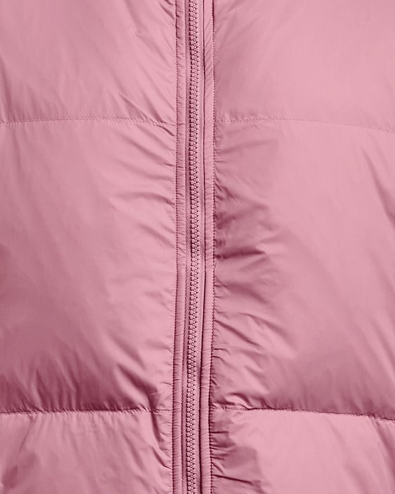 Women's ColdGear® Infrared Down Puffer Jacket, Pink, pdpMainDesktop image number 7