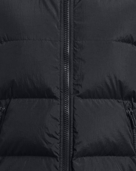 Women's ColdGear® Infrared Down Crinkle Jacket, Black, pdpMainDesktop image number 6