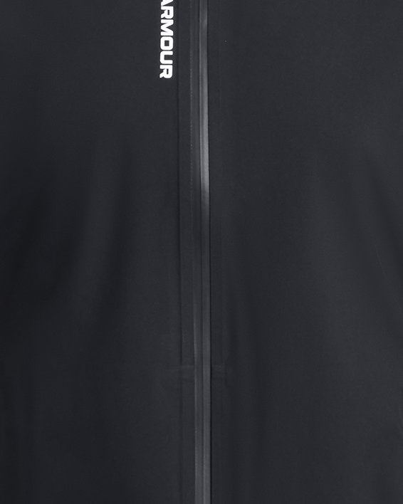 남성 UA Stormproof 클라우드스트라이크 스트레치 골프 재킷 in Black image number 4