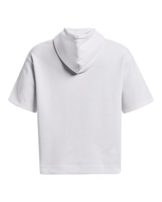 Unisex UA Summit Knit Short Sleeve Hoodie image number 9