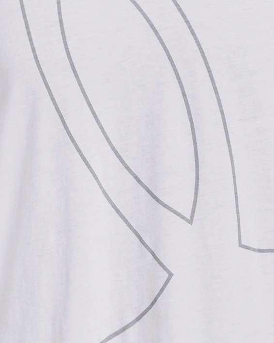 Men's UA Big Logo Short Sleeve in White image number 4