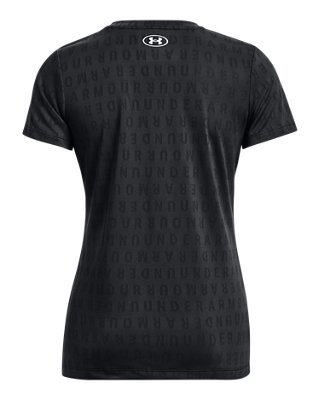 Women's UA Velocity Wordmark Jacquard Short Sleeve Under Armour