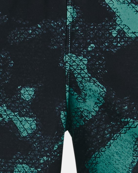 กางเกงขาสั้น Project Rock Woven Printed สำหรับเด็กผู้ชาย in Green image number 0
