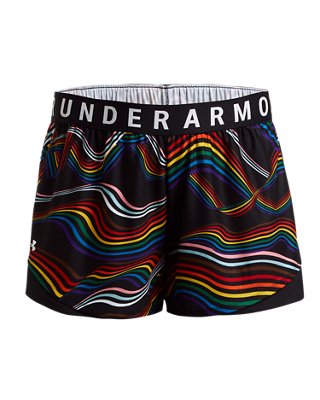 Women's UA Play Up Pride Shorts image number 4