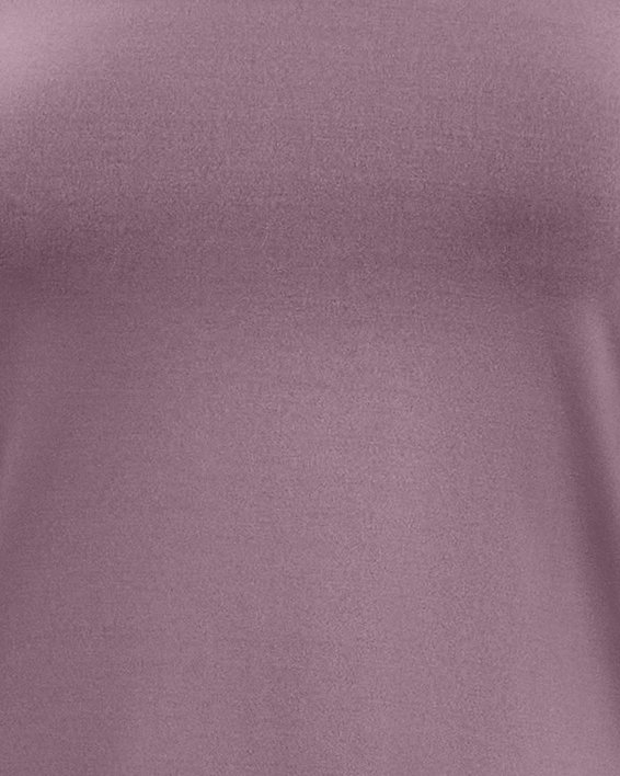 Women's UA RUSH™ Vent Short Sleeve, Purple, pdpMainDesktop image number 4