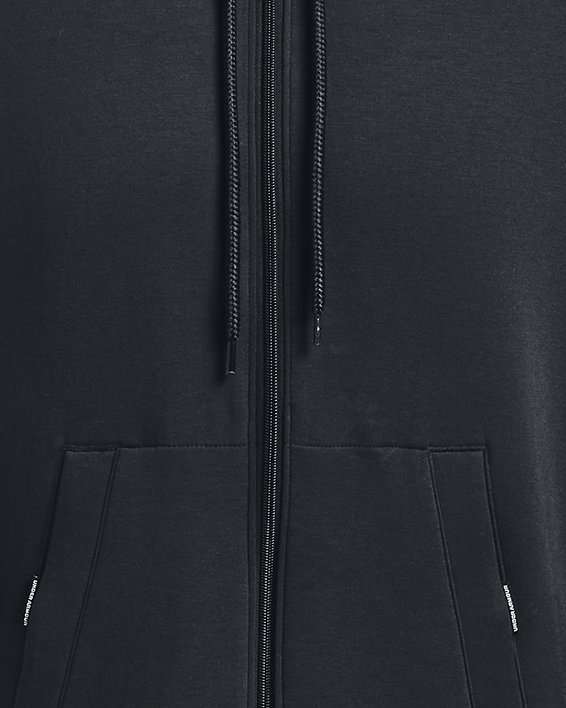Unisex UA Summit Knit Full-Zip Hoodie in Black image number 5