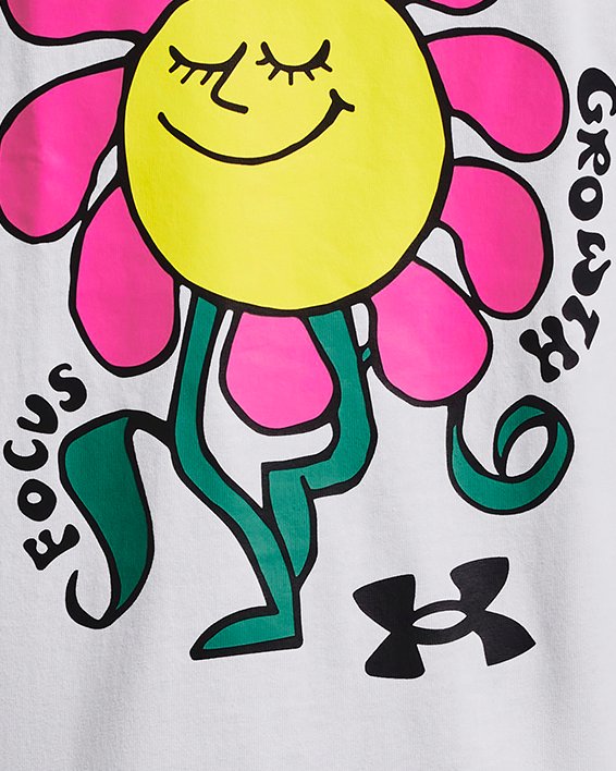 女士UA Flower Heavyweight短袖T恤 image number 5