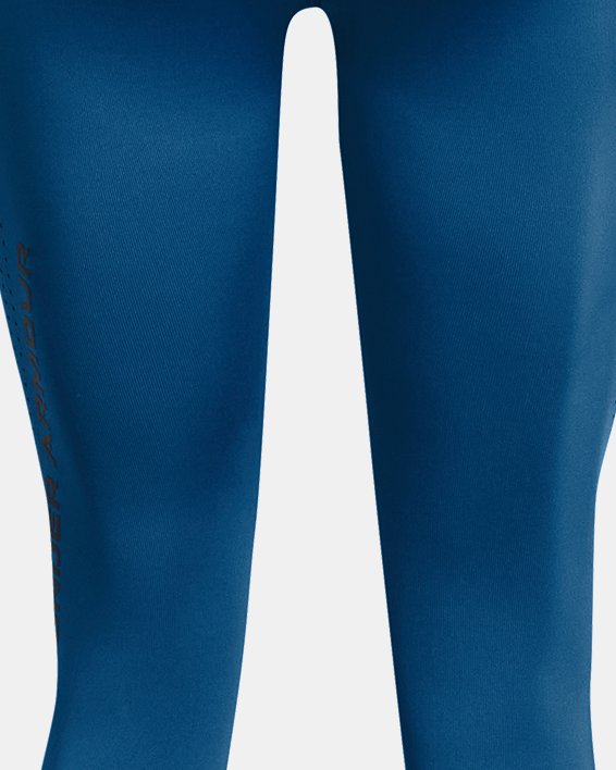 Women's UA RUSH™ SmartForm Ankle Leggings, Blue, pdpMainDesktop image number 5