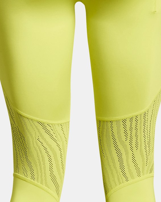 Women's UA RUSH™ SmartForm Leggings, Yellow, pdpMainDesktop image number 5