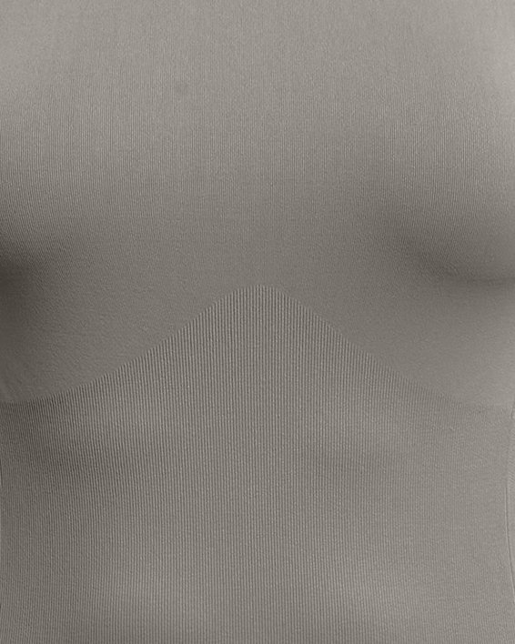 Women's UA Train Seamless Short Sleeve, Gray, pdpMainDesktop image number 3