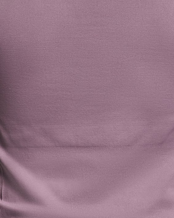 Women's UA Train Seamless Short Sleeve in Purple image number 5