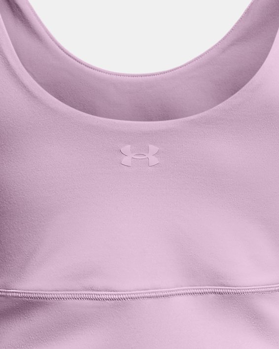UA Meridian Enganliegendes Kurzarm-Shirt für Damen, Purple, pdpMainDesktop image number 5