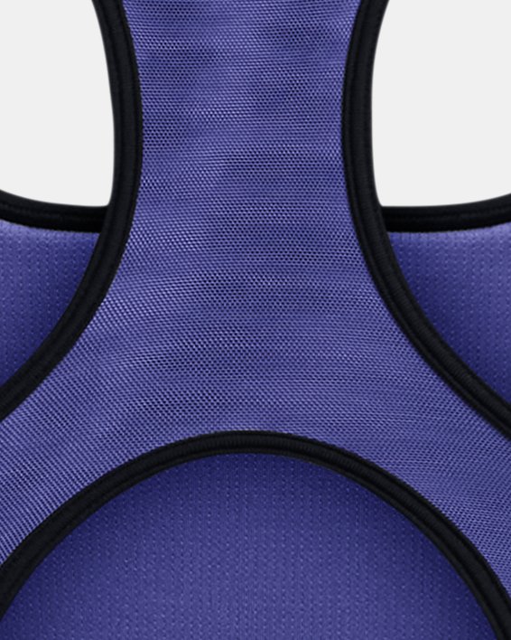 Biustonosz sportowy damski HeatGear® Armour High, Purple, pdpMainDesktop image number 10