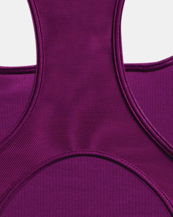 Sujetador deportivo de sujeción alta HeatGear Armour® para mujer, Purple, pdpMainDesktop image number 11