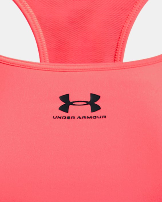 Women's HeatGear® Armour High Sports Bra in Red image number 12