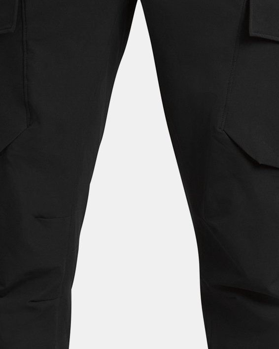 Under Armour Alpha Cargo Pants in Black | Men's Size 32 x 30 | Polyester/Elastane | 1379199-001-32/30