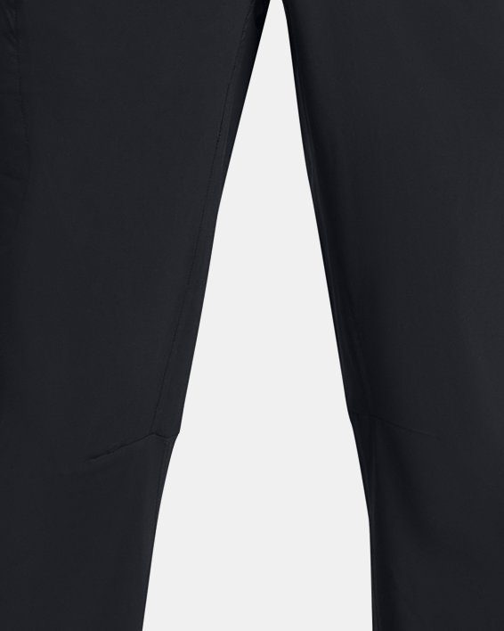 Under Armour Athletic Pants Black Stretch White Stripe Mesh Pockets Extra  Large