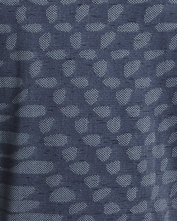 男士UA Seamless Ripple短袖T恤 in Gray image number 5