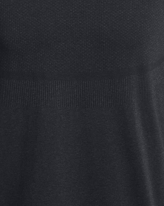 男士UA RUSH™ ColdGear® Seamless高領上衣 in Black image number 6