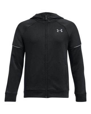 black full zip sweatshirt