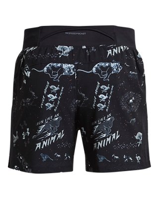 Shorts UA Run Like A&hellip; para hombre, Black, pdpMainDesktop image number 8