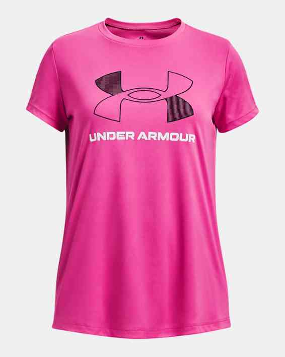 Girls' Shirts, Hoodies & Tanks in Pink | Under Armour