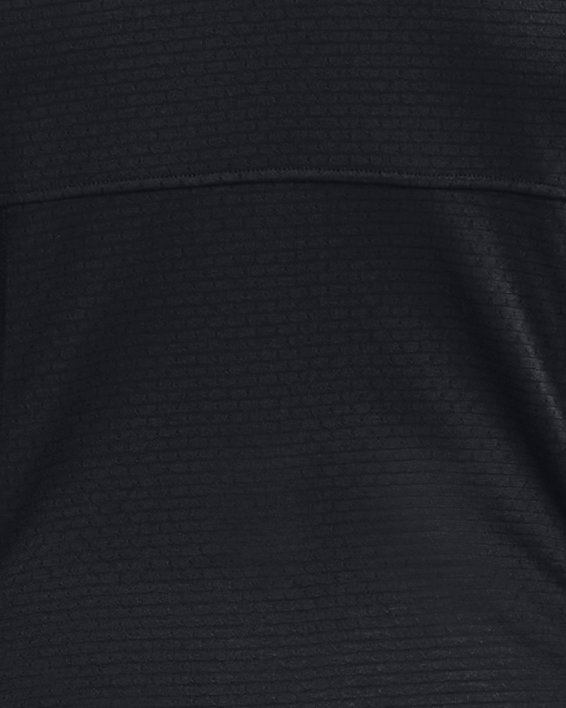 女士UA Streaker Speed Camo短袖T恤 in Black image number 5