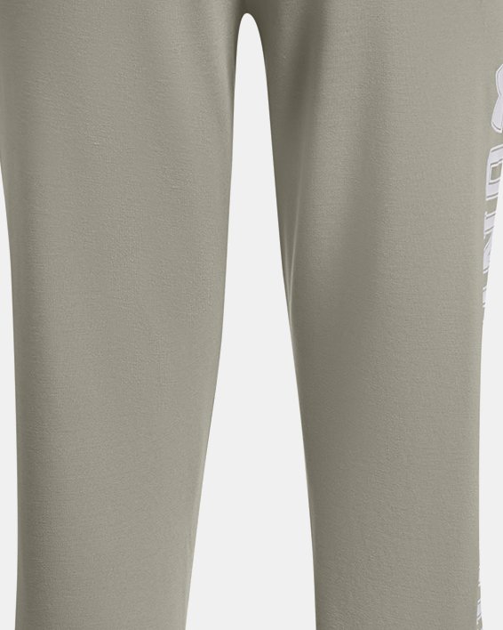 Women's UA Rival Terry Graphic Joggers, Green, pdpMainDesktop image number 5
