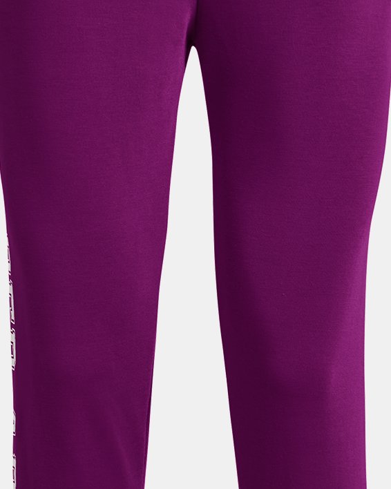 UNDER ARMOUR Women's UA Meridian Joggers NWT Club Purple SIZE: LARGE 