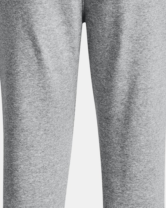 Women's UA Essential Fleece Tapered Pants in Gray image number 5