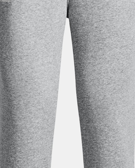 여성 UA 에센셜 플리스 테이퍼드 팬츠 in Gray image number 4